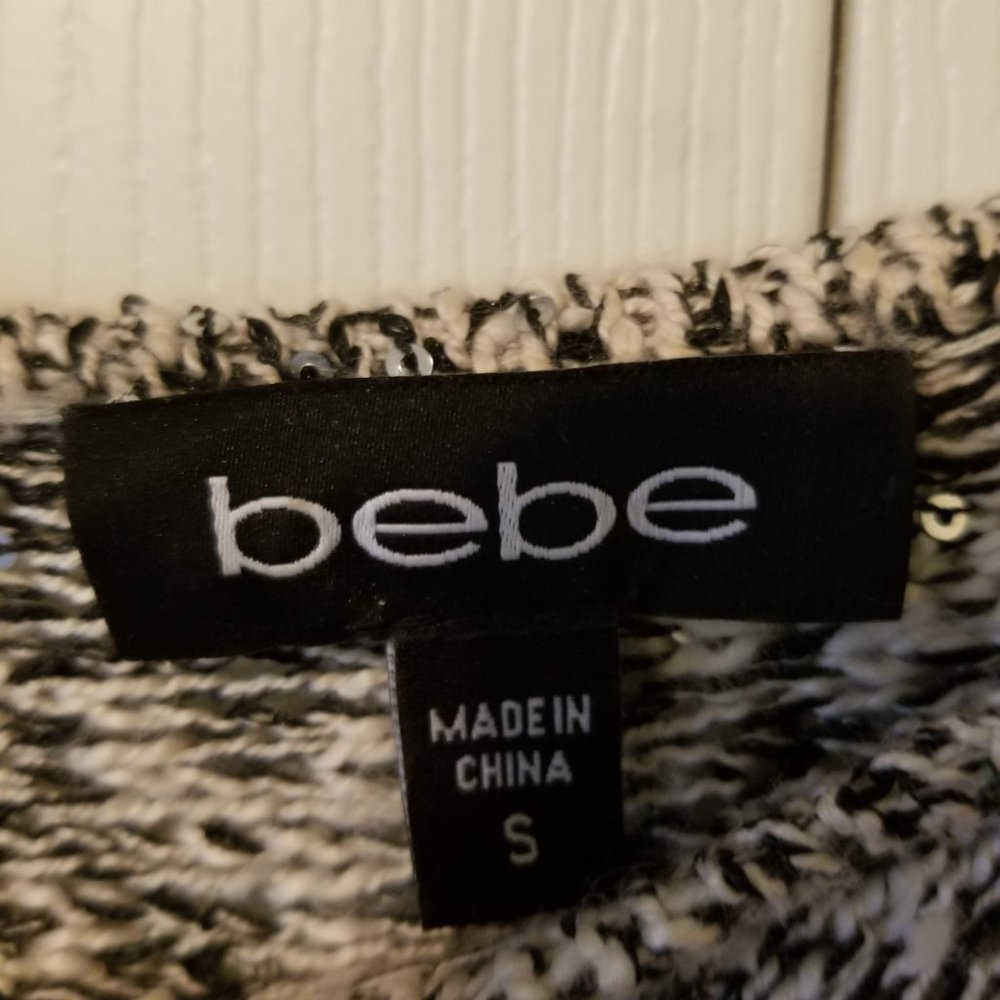 Bebe High-Low Top w/Sequins - Picture 3 of 3
